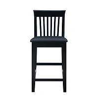 Black Jayden Craftsman Counter Stool
