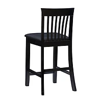 Black Jayden Craftsman Counter Stool
