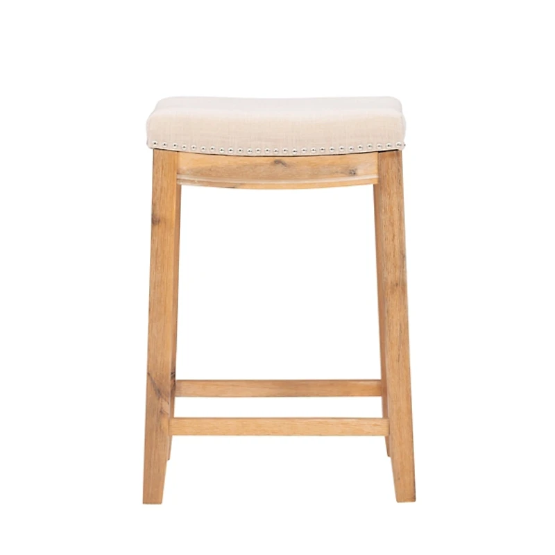 Riverdale Acacia Wood Counter Stool