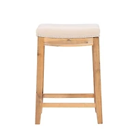 Riverdale Acacia Wood Counter Stool