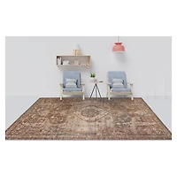 Taupe Eaton Transitional Area Rug, 6x8
