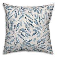 Blue Easter Blessings Floral Pillow