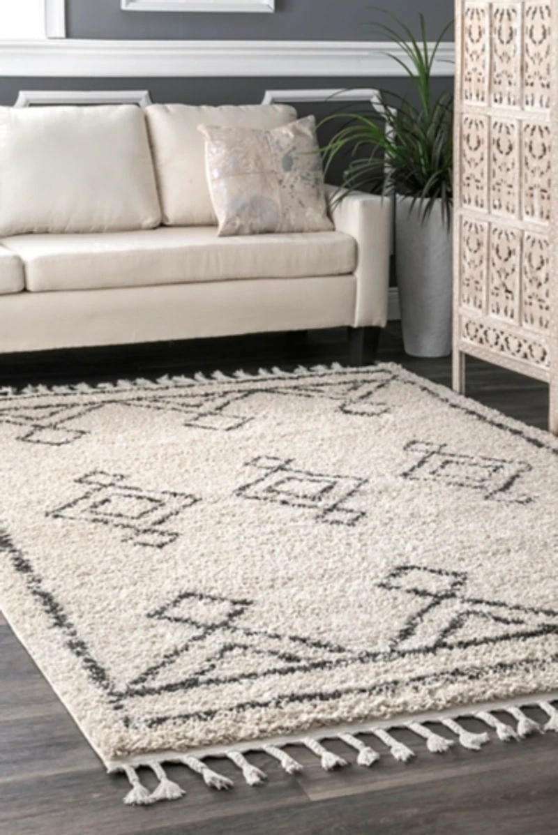 Macey Moroccan Diamond Area Rug, 8x10