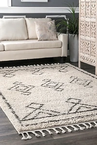 Macey Moroccan Diamond Area Rug, 8x10