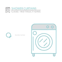 Blush Darla Ruching Shower Curtain