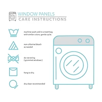 White Riley Cascading Bows Curtain Panel, 95 in.