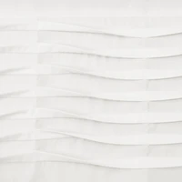 White Wave Pattern Valance