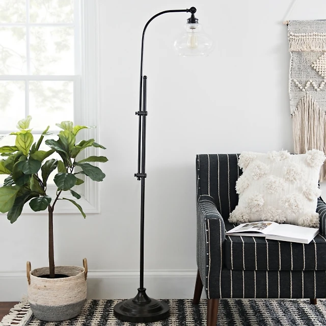 Michele Adjustable Metal Floor Lamp