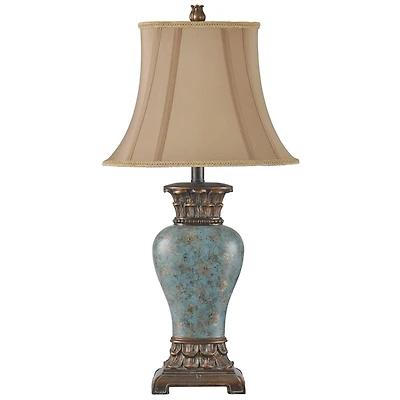 Barbados Blue Traditional Table Lamp