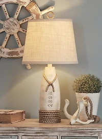 Martha's Vineyard White Buoy Table Lamp