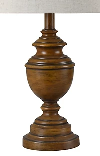 Brown Farmhouse Accent Table Lamp