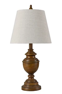 Brown Farmhouse Accent Table Lamp