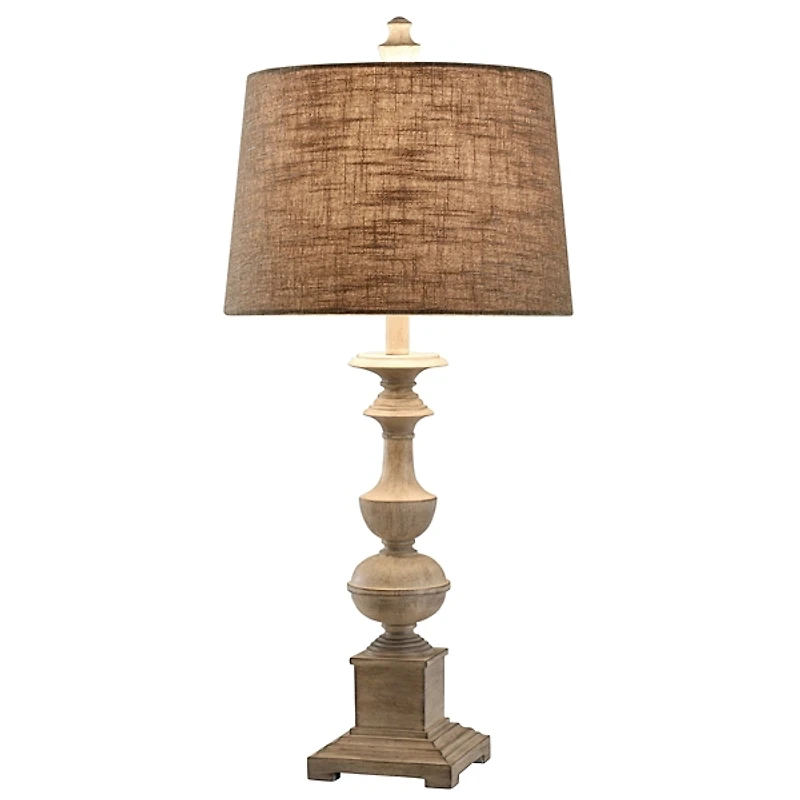 Natural Traditional Farmhouse Table Lamp