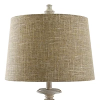 Natural Traditional Farmhouse Table Lamp