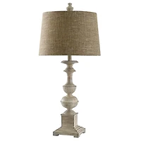 Natural Traditional Farmhouse Table Lamp