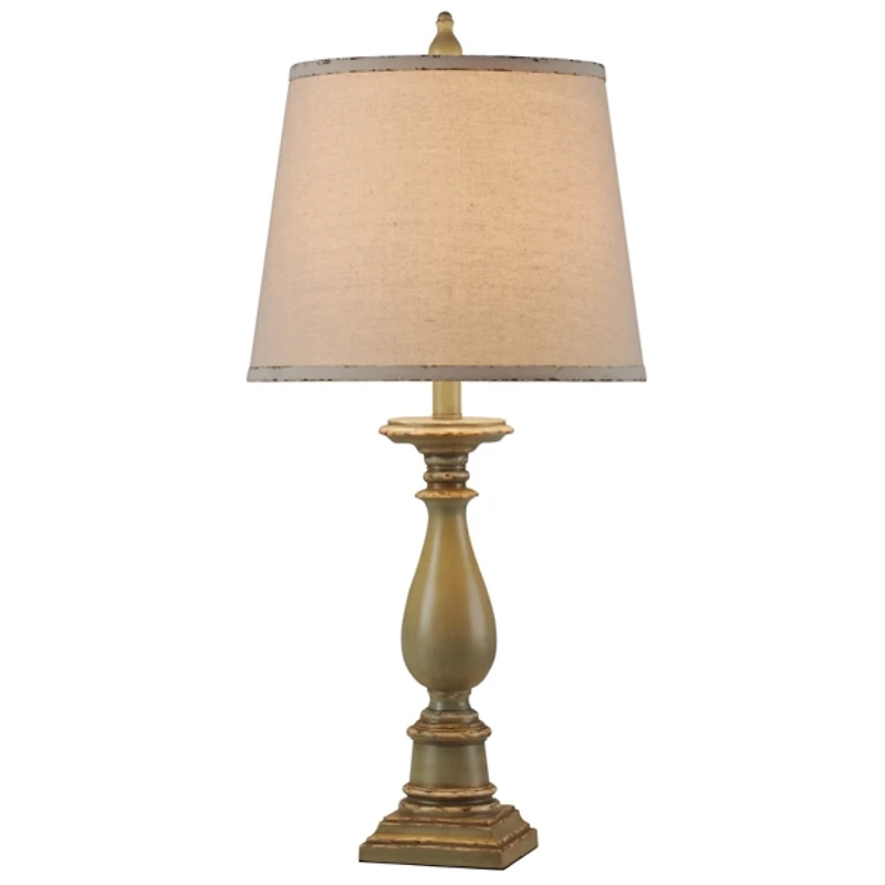Green French Country Table Lamp