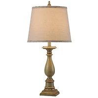 Green French Country Table Lamp