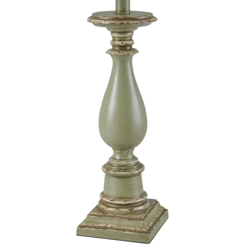 Green French Country Table Lamp
