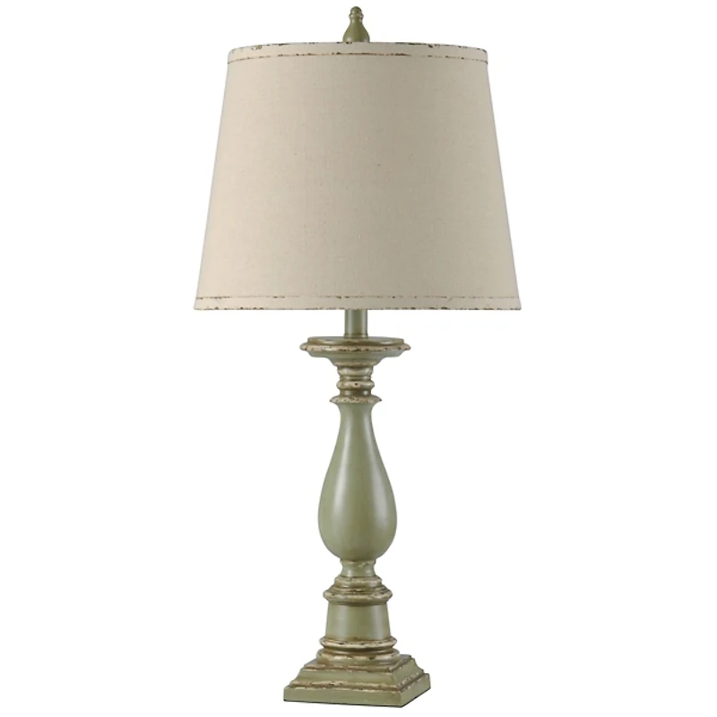 Green French Country Table Lamp