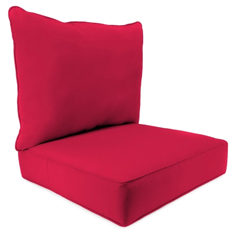 Red Pompei 2-pc. Deep Seat Outdoor Cushion