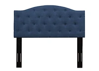 Navy Bryne Button Tufted Full/Queen Headboard