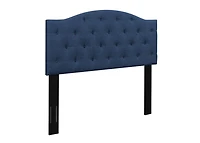 Navy Bryne Button Tufted Full/Queen Headboard
