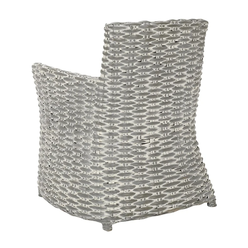 Gray Cabot Rattan Accent Chair