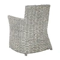 Gray Cabot Rattan Accent Chair