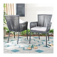 SAFAVIEH Payton Rope Outdoor Chairs, Set of 2