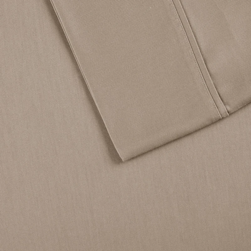 Khaki Blend Sateen 6-pc. California King Sheet Set