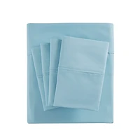 Aqua Blend Sateen 6-pc. California King Sheet Set