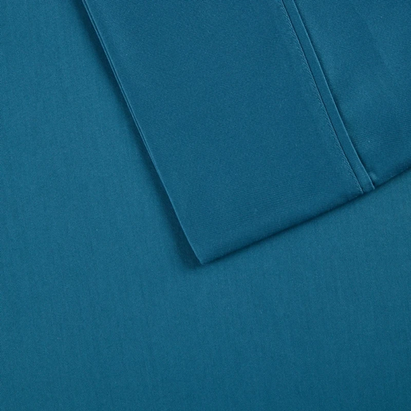 Teal Cotton Blend Sateen 6-pc. King Sheet Set