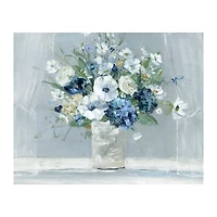 Blue Be Happy Giclee Canvas Art Print