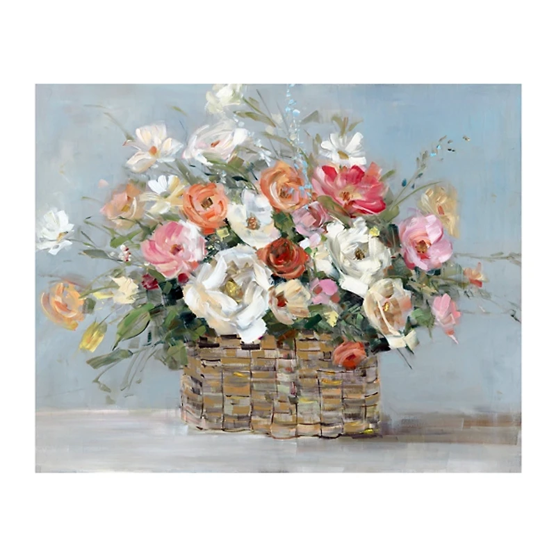 Fresh Flower Market Canvas Art Print