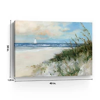 Oak Island Sunrise Canvas Art Print