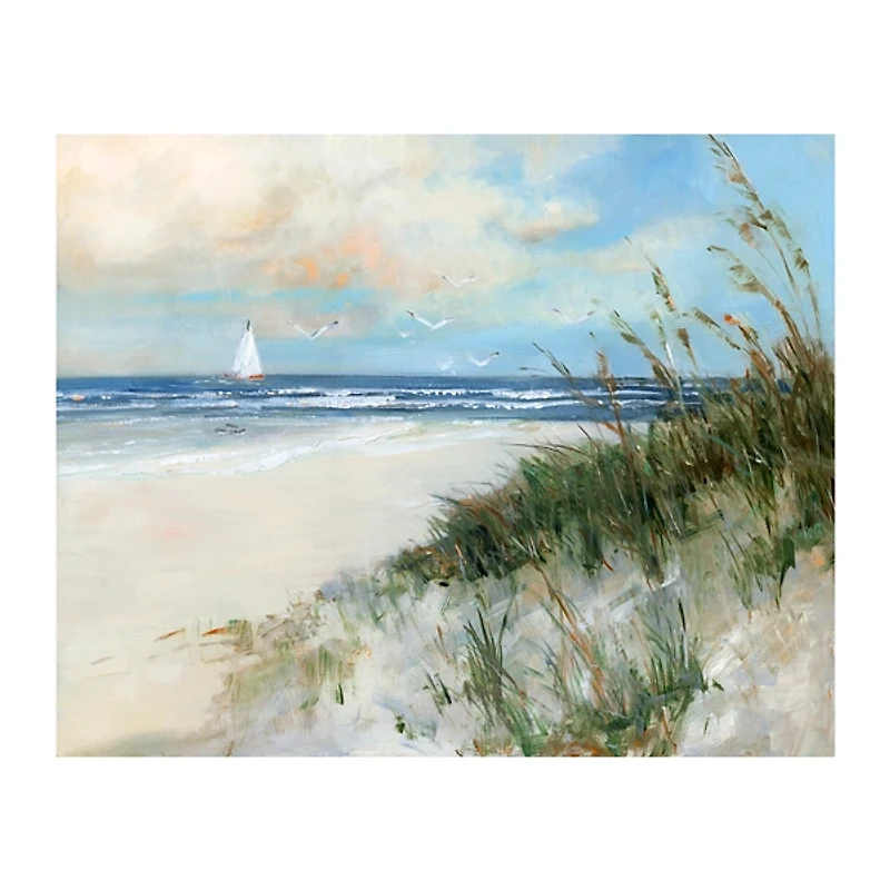 Oak Island Sunrise Canvas Art Print