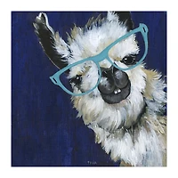 Gentlemen Llama Canvas Art Print