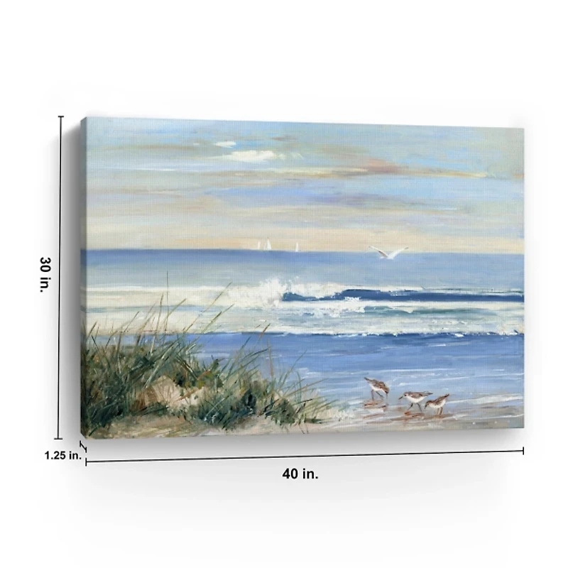 Beach Combers Giclee Canvas Art Print, 40x30