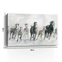 Running Wild Giclee Canvas Art Print