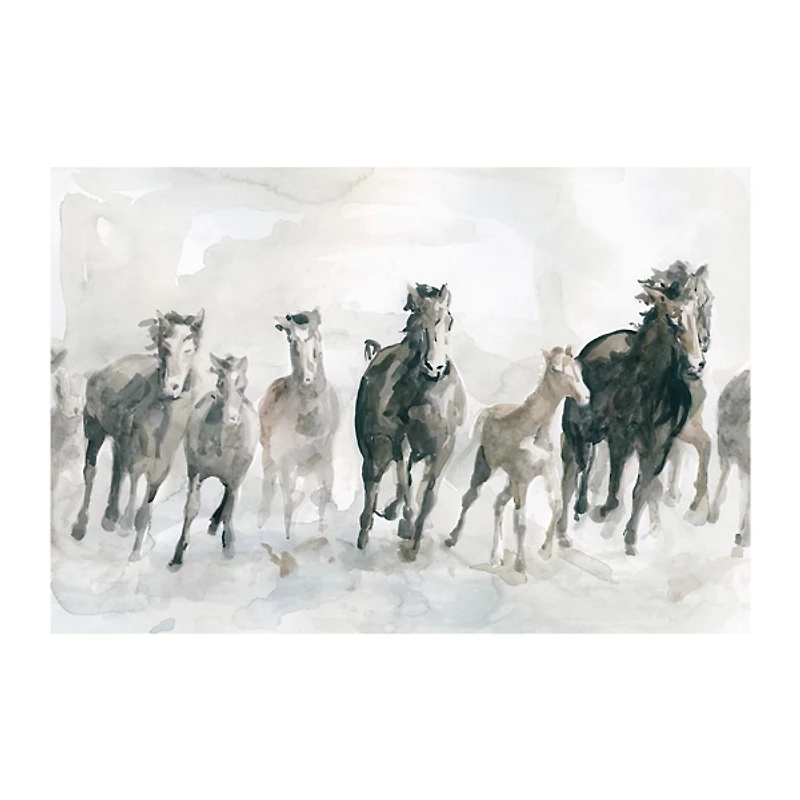 Running Wild Giclee Canvas Art Print