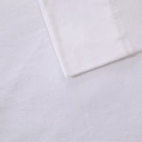 White Jersey Knit 4-pc. King Sheet Set