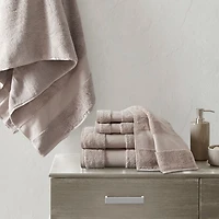 Taupe 6-pc. Turkish Cotton Bath Towel Set