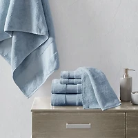 Blue 6-pc. Turkish Cotton Bath Towel Set