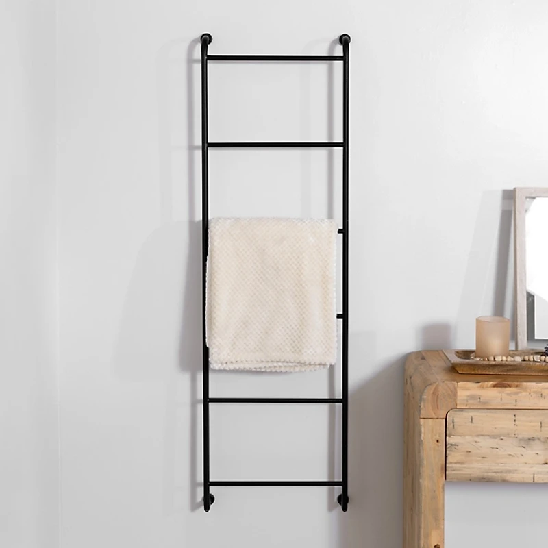 Black Metal Wall Ladder