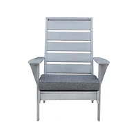 Gray Lanier Chair with Cushion
