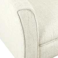 Natural Textured Barrel Accent Chair