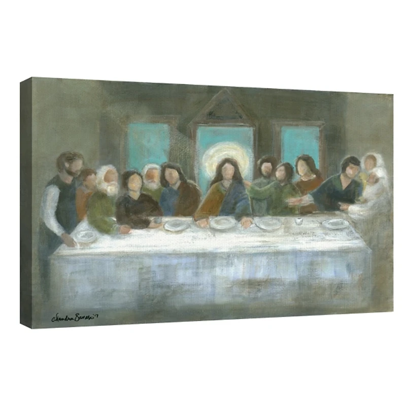 The Last Supper Canvas Art Print by Chandra Savaso