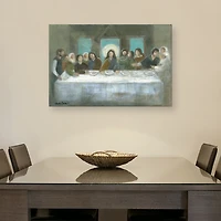 The Last Supper Canvas Art Print by Chandra Savaso