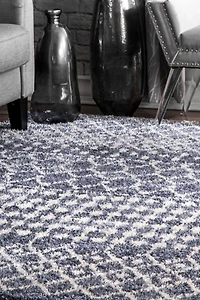 Gray Barbara Moroccan Area Rug, 5x8