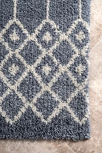 Gray Barbara Moroccan Area Rug, 5x8